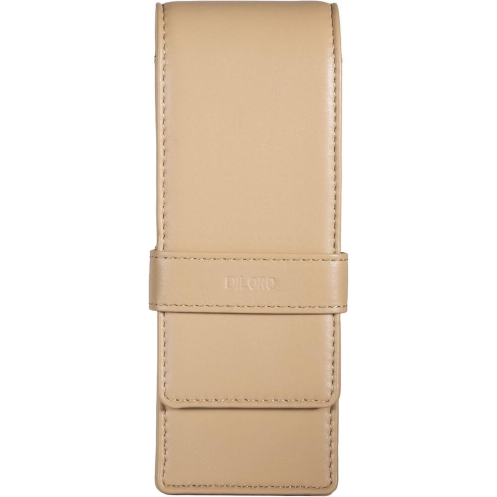 Premium Leather Pen Pouch - Triple Capacity For Fountain And Ballpoint Pens